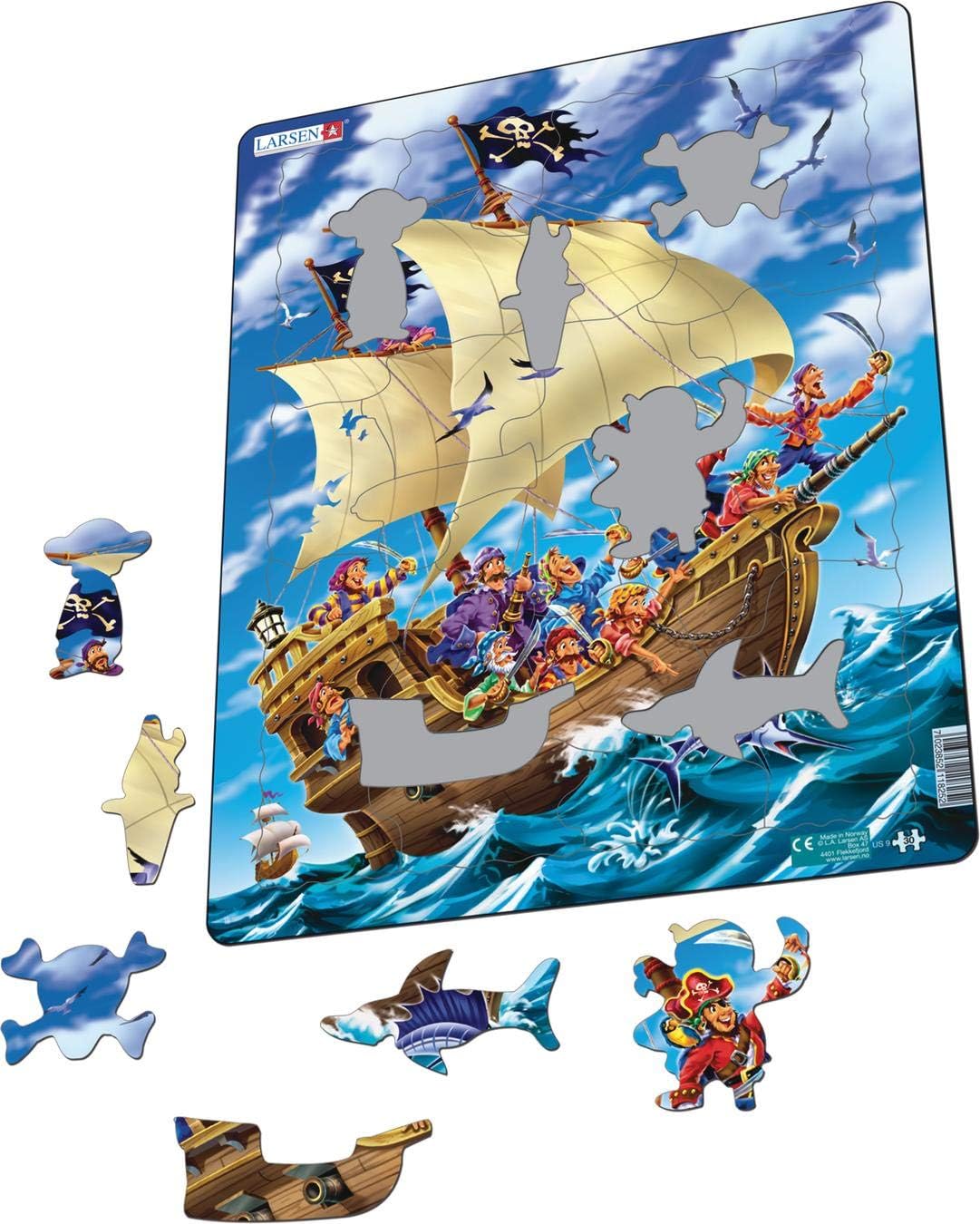 Larsen Pirates Puzzle (30 Piece)