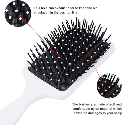 Miniatura 5 de Cepillo de pelo de hongos mágicos, cepillo lindo con cojín de aire, peine para hombres y mujeres, regalo para el cabello