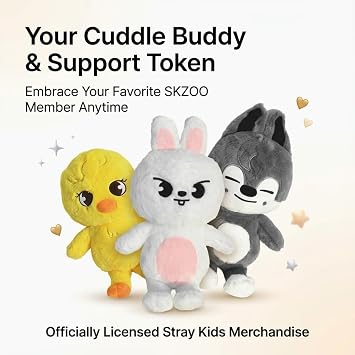Skzoo Plush Doll – BbokAri, Jiniret & WolfChan 50cm Soft Toy | Cuddly STAY Collectible, Home Decor & Gift for Fans (Bbokari)