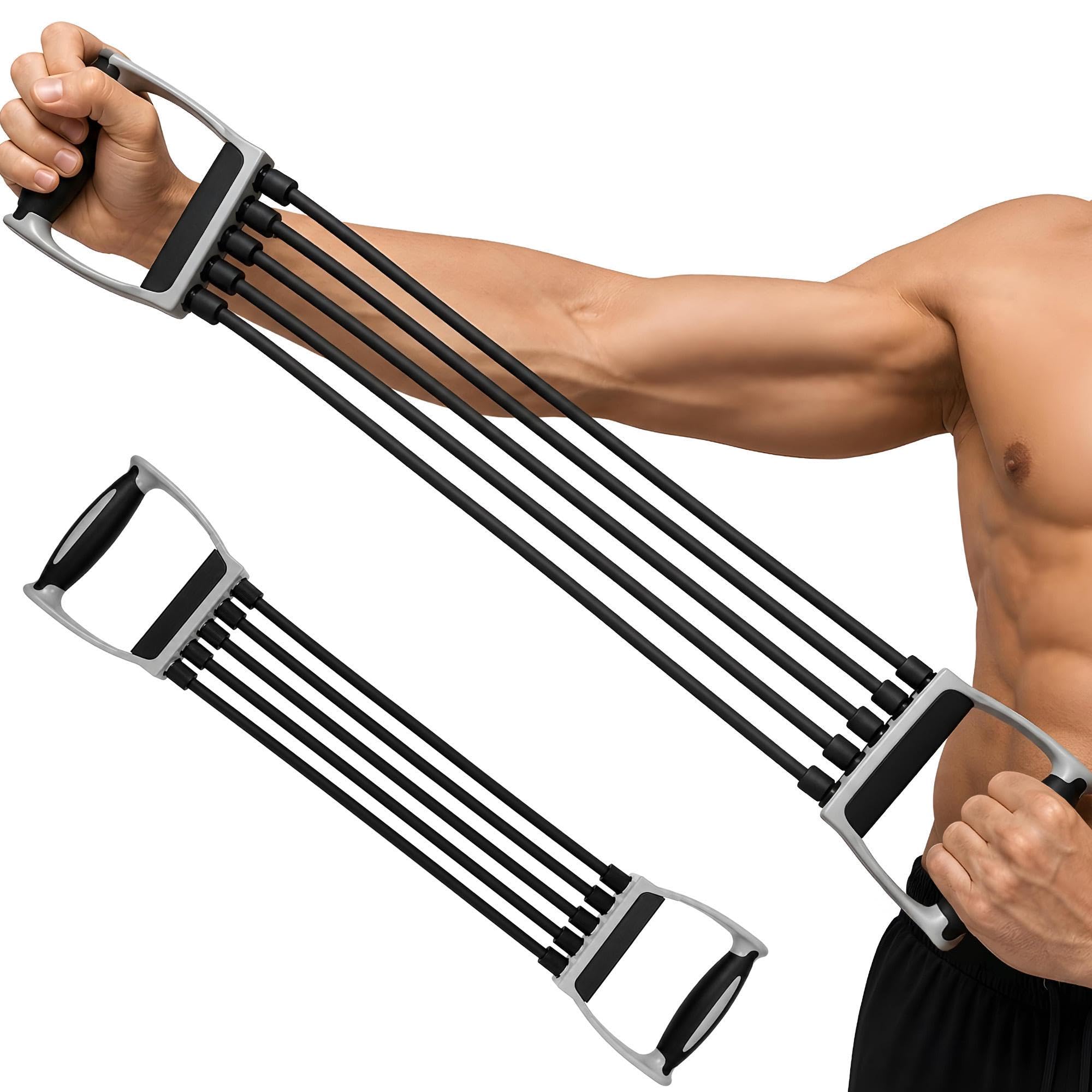 Expansor de pecho ajustable para entrenamiento de fuerza superior del cuerpo, equipo de entrenamiento en casa, brazos, hombros, pecho, herramienta de fitness