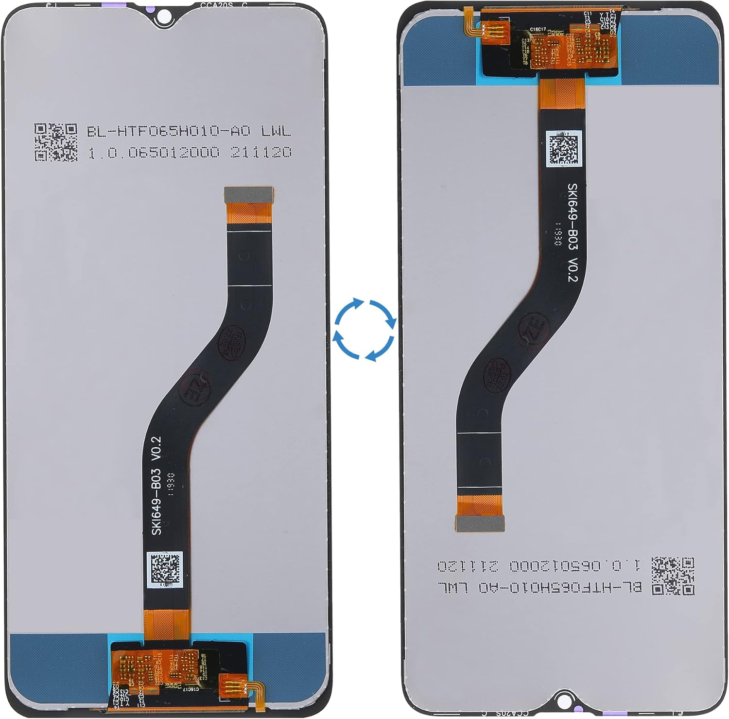 LCD Screen Replacement for Samsung Galaxy A20S 6.5" 2019 A207 A207F A207M SM-A207F/DS SM-A2070 Assembly LCD Display Touch Screen Digitizer with Tools
