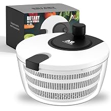 Large Salad Spinner &ndash; BPA-Free Vegetable &amp; Fruit Dryer, Lettuce Spinner with Bowl and Colander