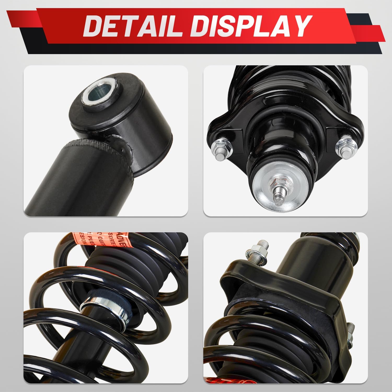 Upgraded Rear Strut Shock Assembly w/Coil Spring Compatible with Chrysler 200 2011-2014 For Sebring 2007-2010 For Dodge Avenger 2008-2014 Replace 171126