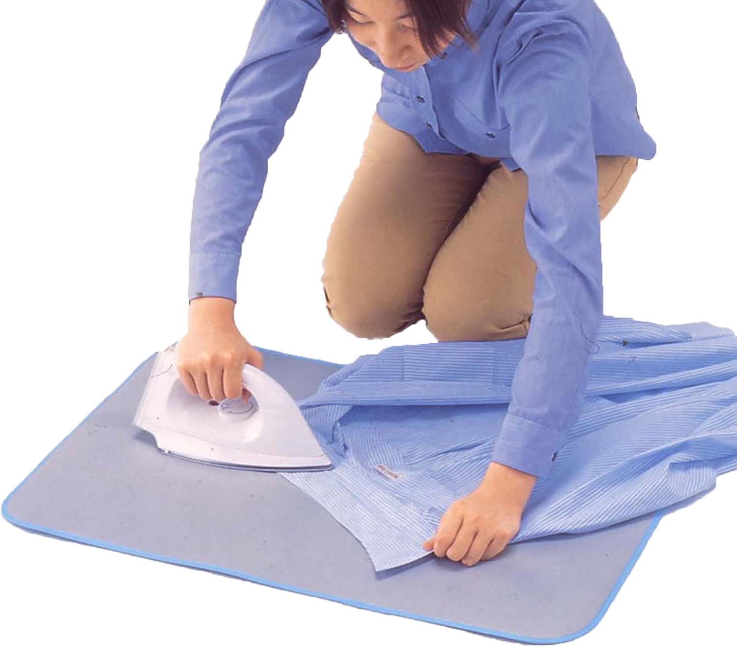 アイロン用メッシュあて布の使用例