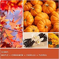 Vista 27 de Fall Candles, Apple Pie Scented Candle for Home- Fall Scented Candles Gift Set for Women & Men, Autumn Aromatherapy Candle for Holiday