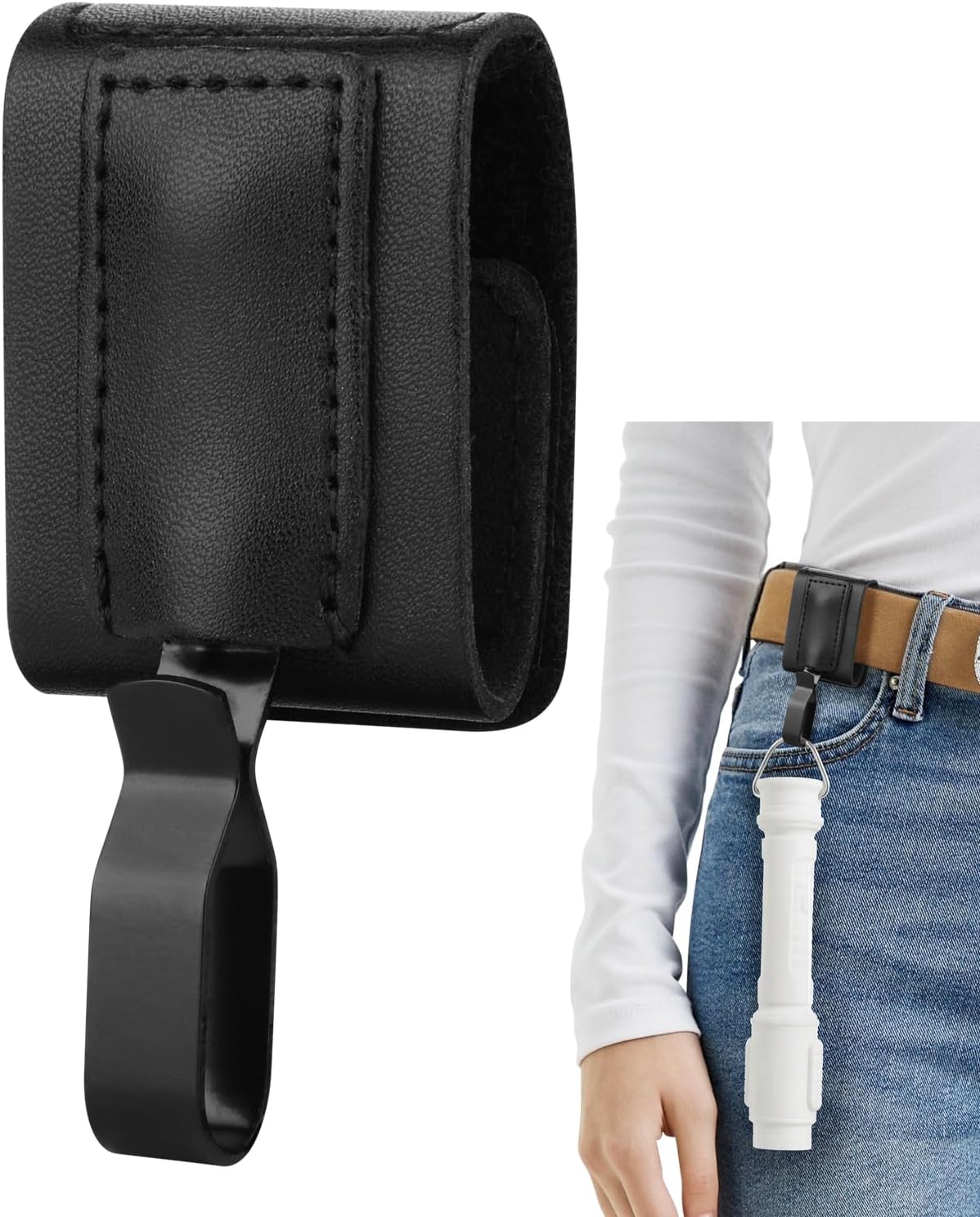 Lightsaber Belt Clip Hilt Belt Holder - Waist Holster Clip for Attaching Hilt to Belt