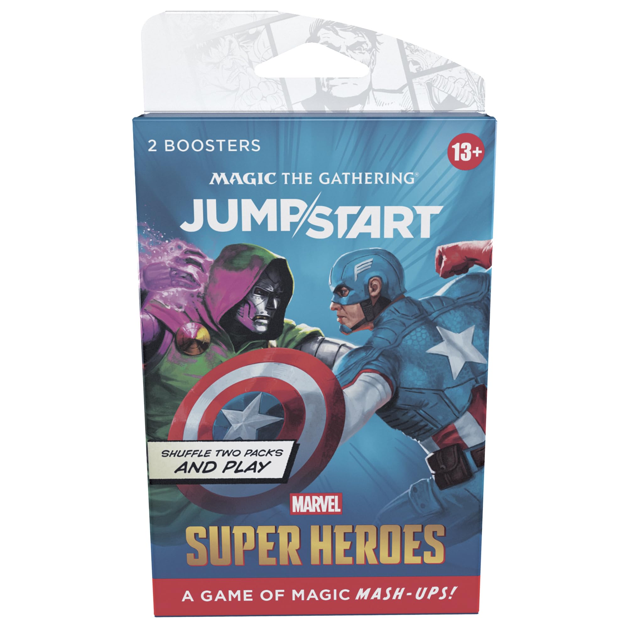 Magic: The Gathering | Marvel Super Heroes Jumpstart Booster 2-Pack | 2-Player Card Game