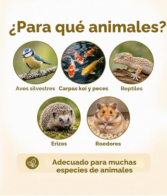 Foto 6 de 8 de Larvas de mosca de soldado secas 2 kg (equivalente a 13 litros) Alimento para pájaros, erizos y peces