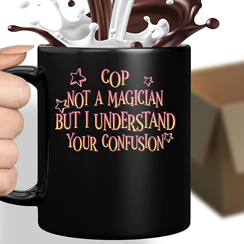 Bemrag Beak Funny Cop Family Gifts, Perfect For Father Or Mother's Graduation Day Cop, Cop Quote On 11oz Ceramic Mug