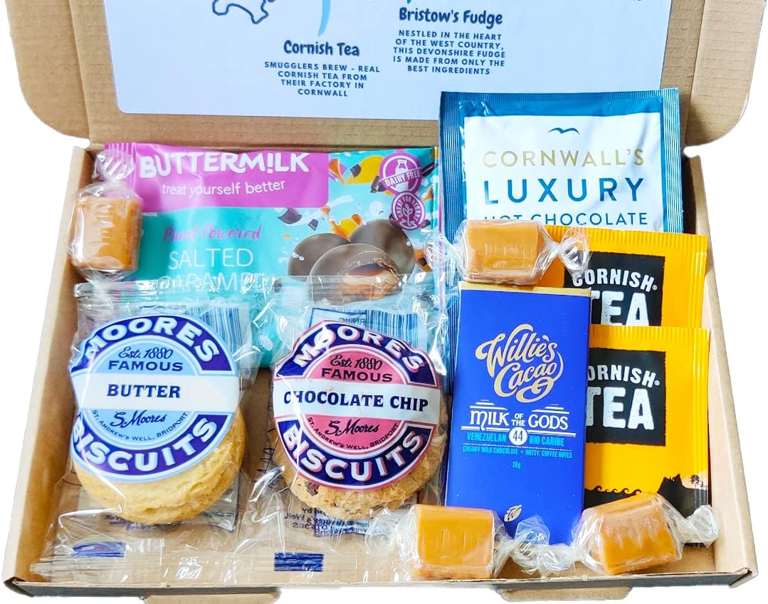 Cornish and West Country Letterbox Hamper Cornwall Devon Dorest Food