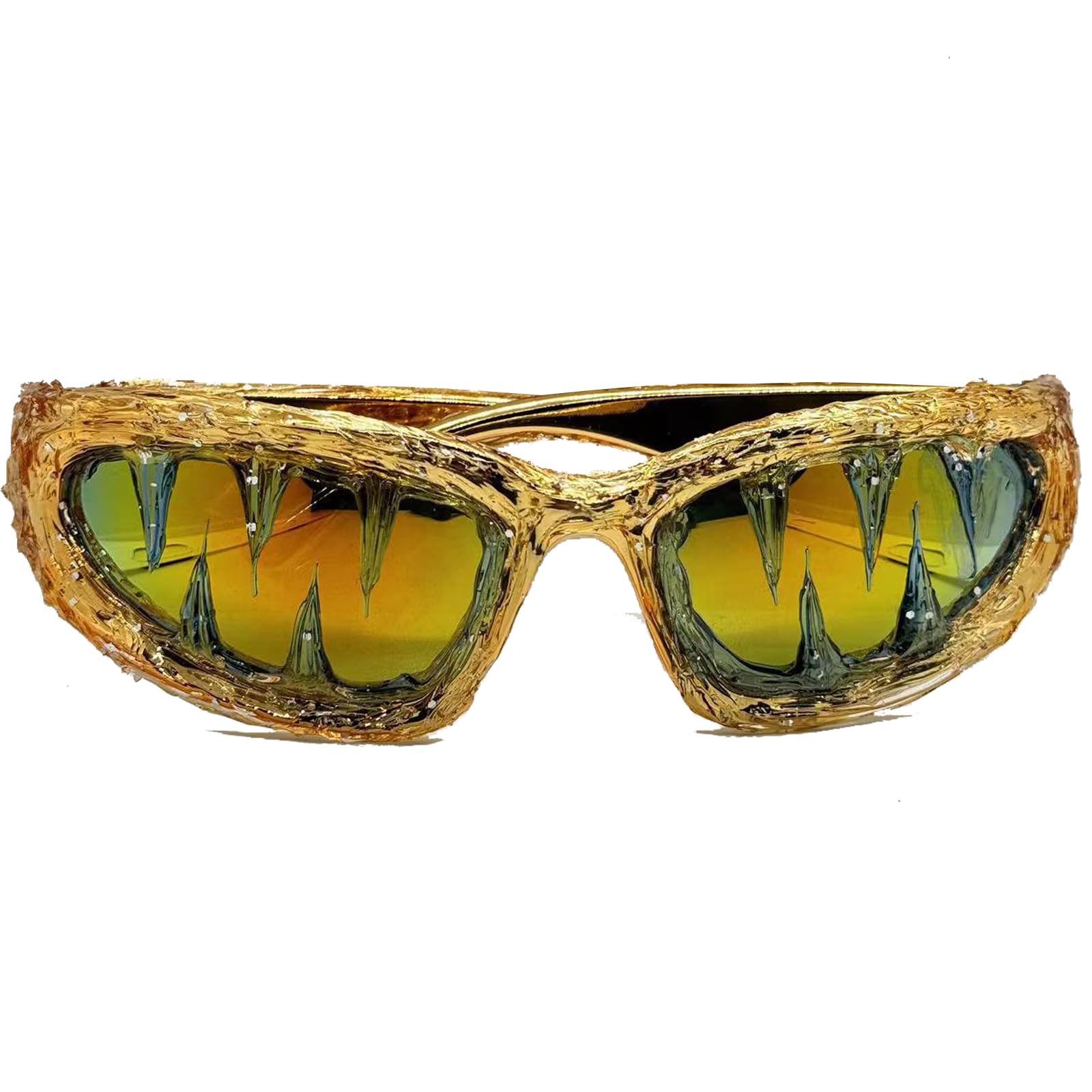Wrap Around Y2K Sunglasses Men And Women Cool Sunglasses Personalized Street Party sunglasses N45