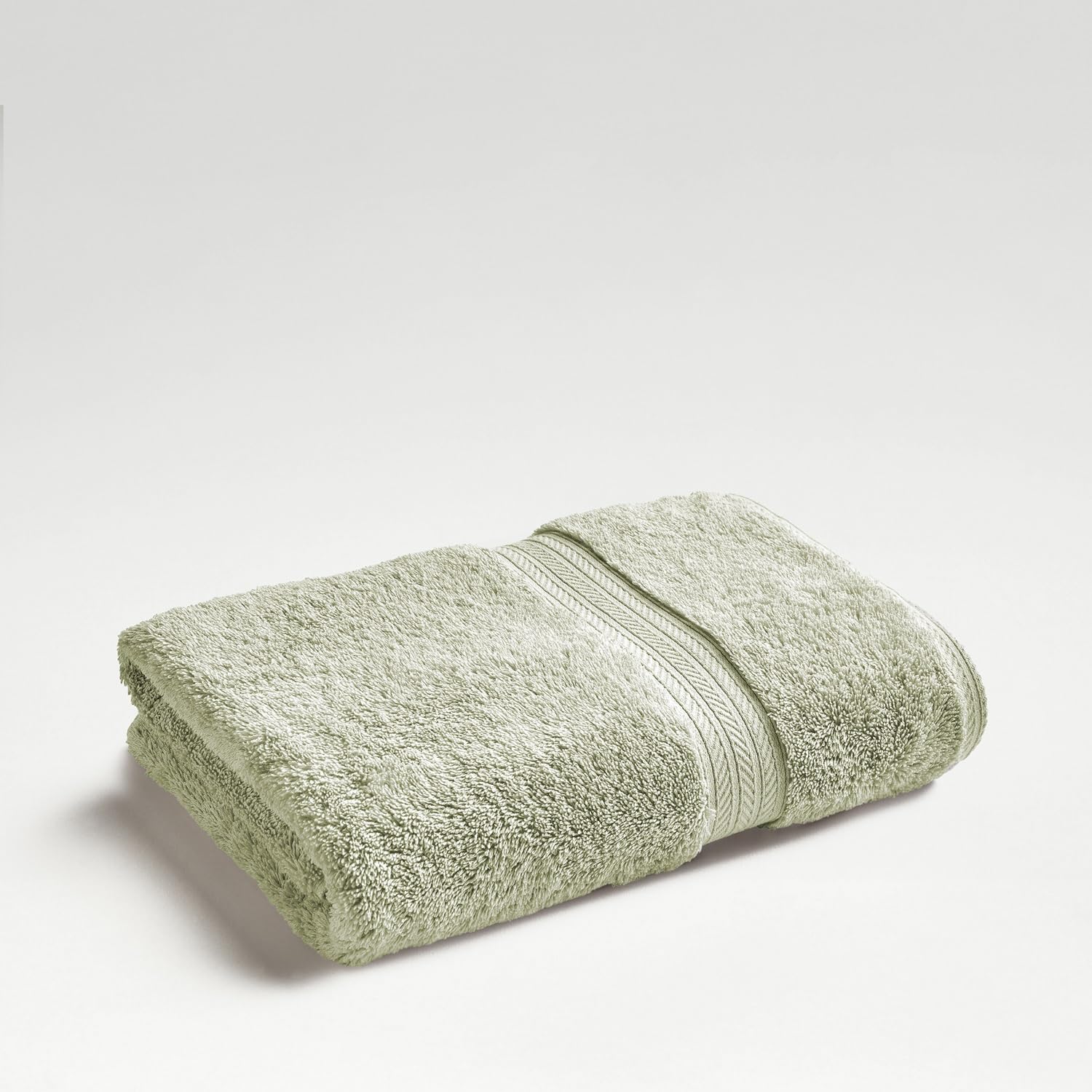 Christy Renaissance 4 Face Cloths Set | Thyme Green | 100% Egyptian Cotton Pile | Luxuriously Soft and Super Absorbent | 675 GSM | 4 Wash Cloth Flannels