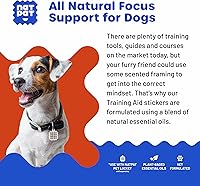 Vista 4 de NATPAT Training Aid Pet Stickers – Natural Essential Oil Calming Stickers for Dogs & Cats – Focus & Stress Support – Plant-Based & Chemical-Free