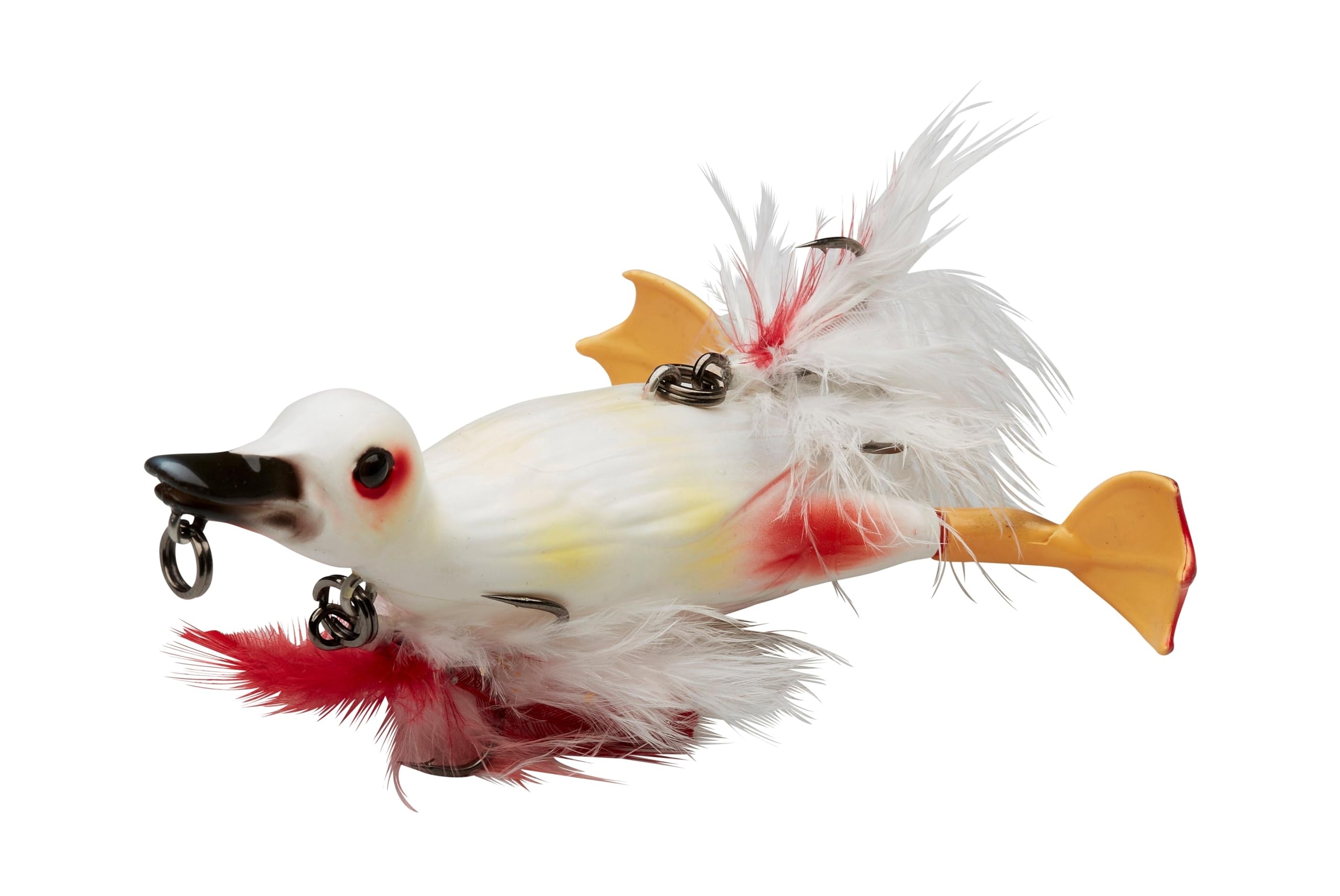 Savage Gear 3D Suicide Duck – Realistic Topwater Duckling Imitation Lure for Predator Fish | Plopping Feet, Superior 3D Details, Weedless Design for Pike, Bass, Musky, and Catfish Anglers Yellow 15 cm