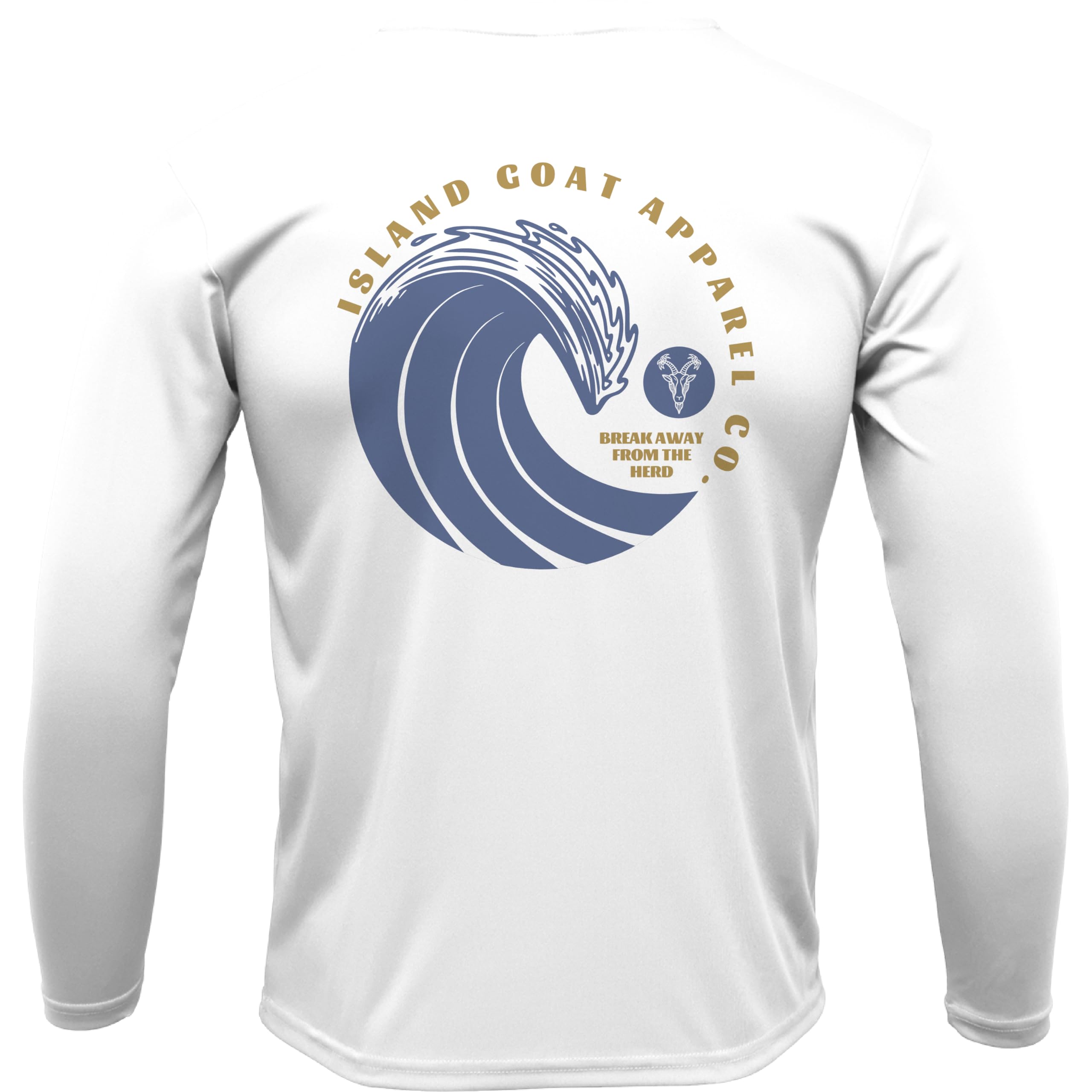 Chief Vanderpipe | UPF 50+ Crew Neck Sun Shirt White/L