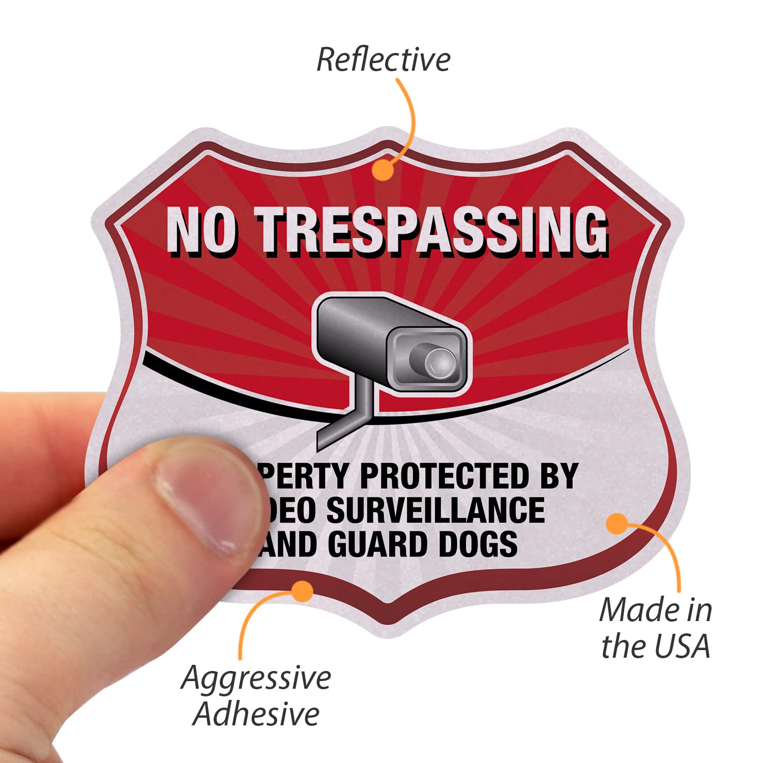 Ring Indoor Security Cameras SmartSign Reflective 