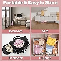 Vista 8 de Juego de pesas rusas ajustables, juegos de pesas rusas 4 en 1 (5.5 libras, 7.7 libras, 9.9 libras, 12.1 libras) para mujeres, juego de 2 mancuernas