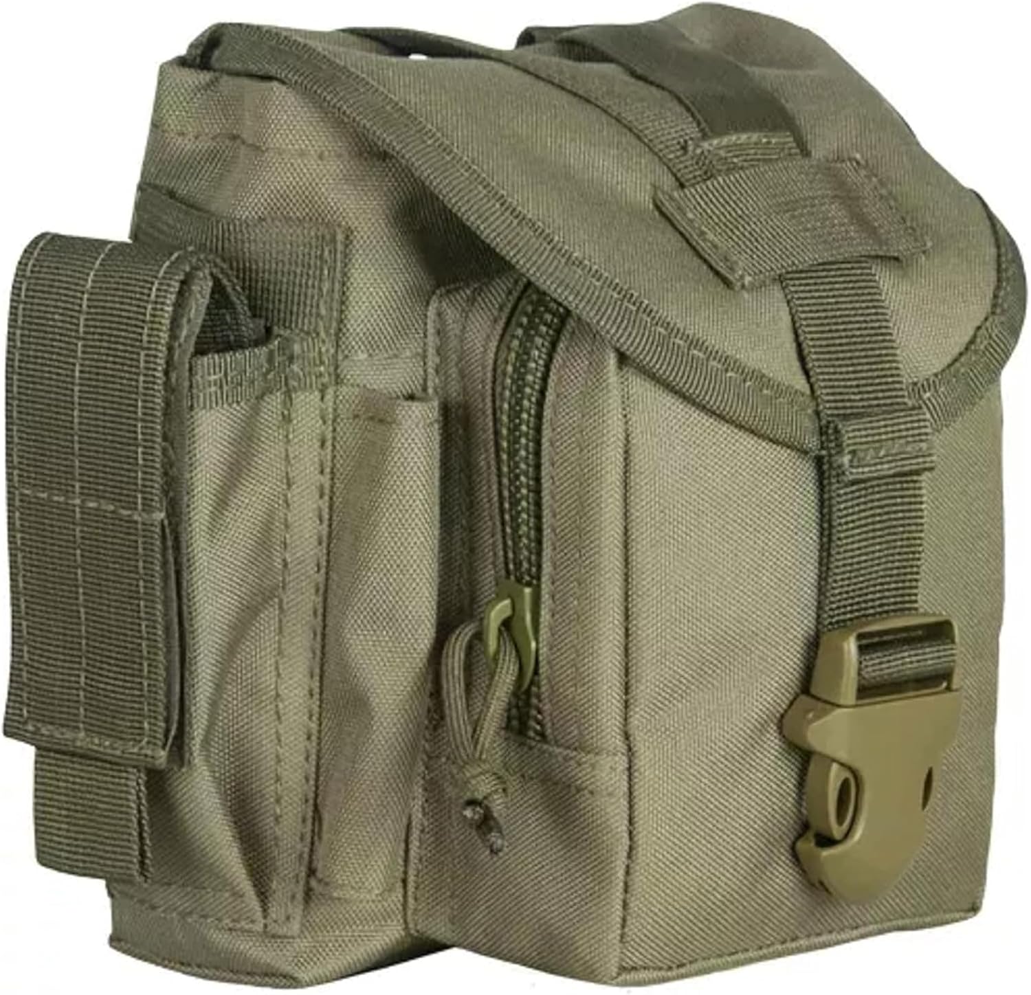 FOX OUTDOOR PRODUCTS Advanced Tactical Dump Pouch |Compact MOLLE Ammo Pouch with Mag Storage, QR Buckle & Reinforced Bottom