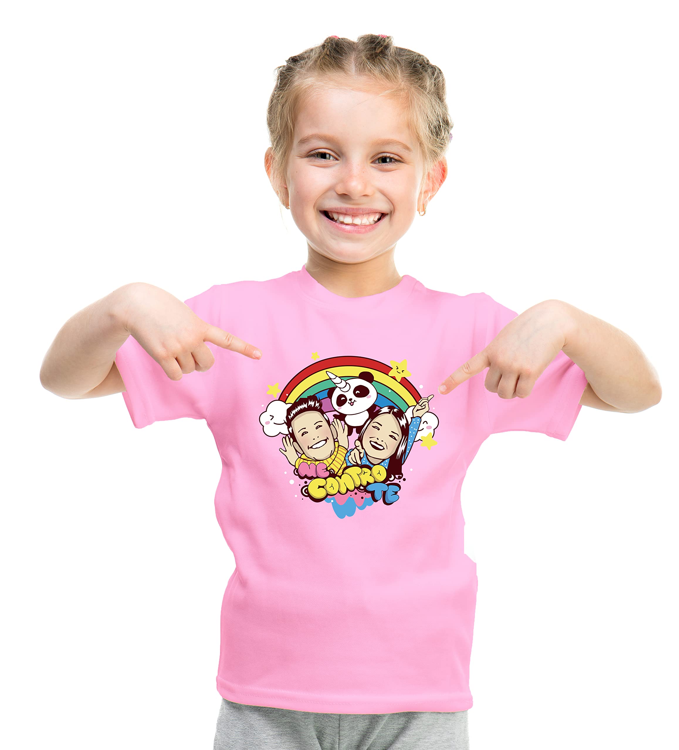 JULGIRL T-Shirt Maglietta a Naniche Corte in Cotone per Ragazze Maglietta per Mambini Morbida Tee Scollo Rotondo