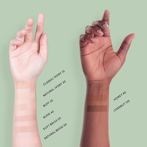 Miniatura 5 de Neutrogena SkinClearing polvo compacto mineral para ocultar acné, sin brillo y absorción de aceite, con ácido salicílico para cubrir, tratar y