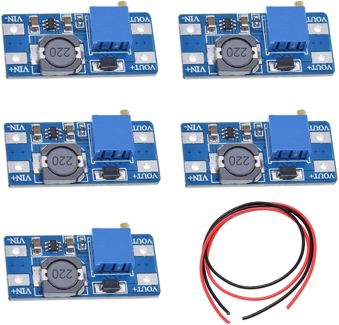 Топ view of the Youmile DR-YM-187A-1 DC-DC Step Up Boost Converter Module
