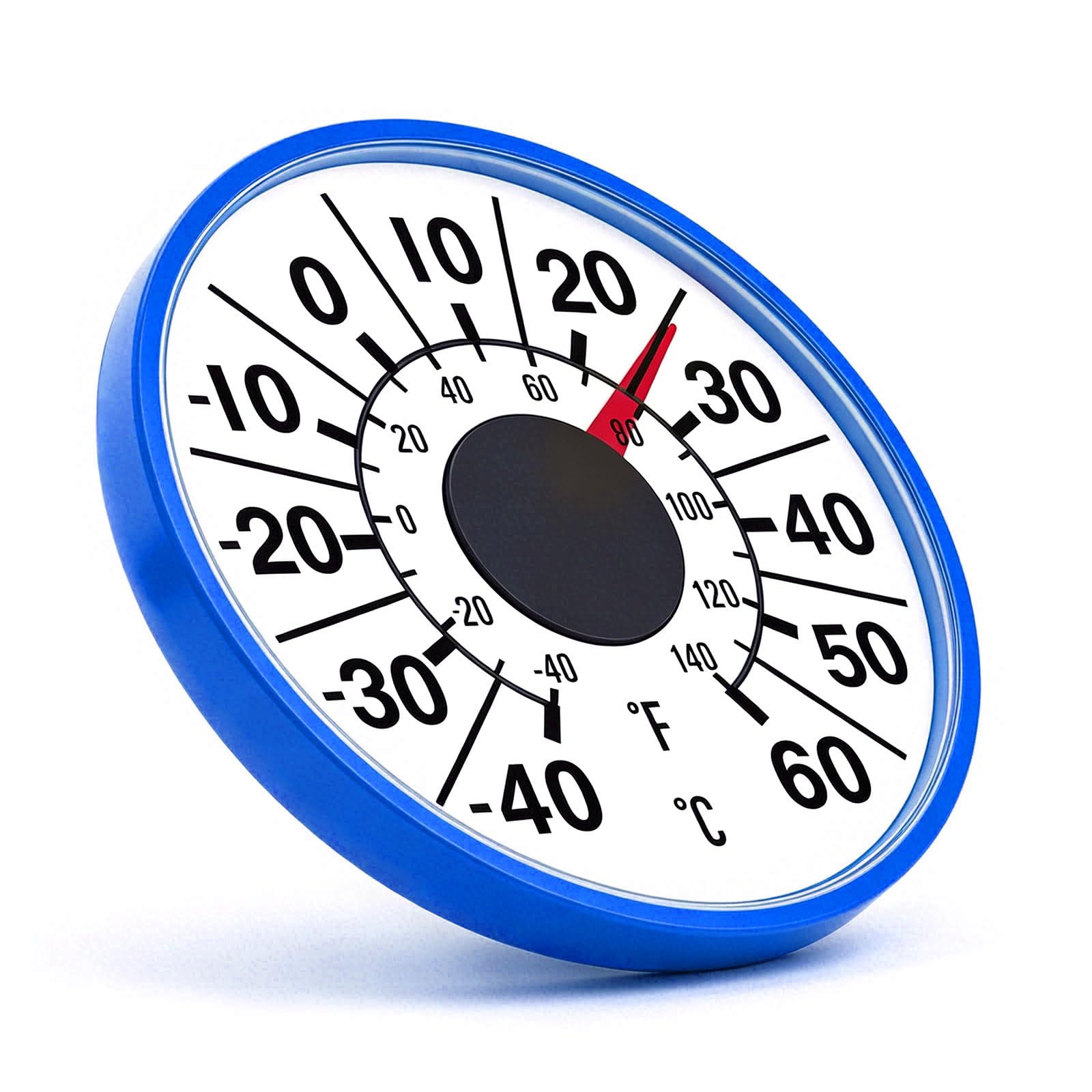 Mechanical Window Thermometers with Scale ABS Temperature Gauge Perfect for Greenhouse Sun Room Cafe Acrylic Thermograph