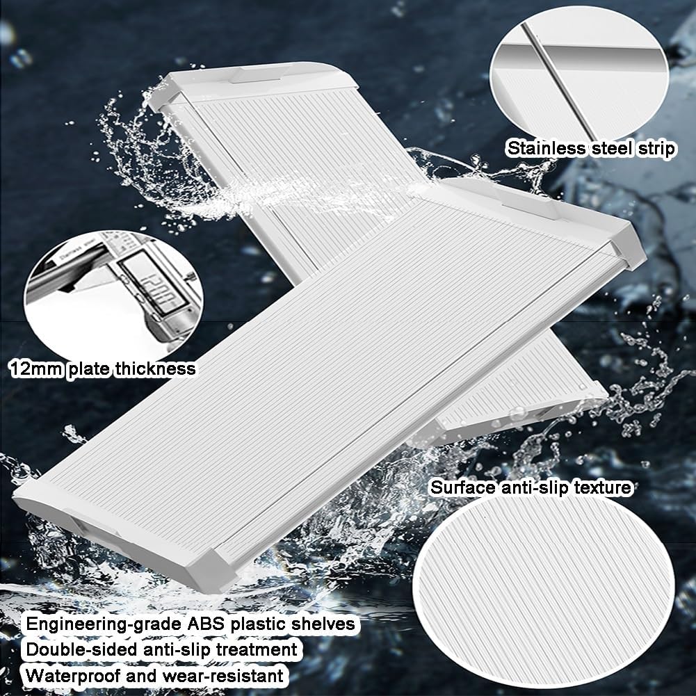 Double-Sided Shoe Storage Organizer with Wheels, Metal Tall Shoe Rack for Entryway & Bedroom, Front Door Shoe Organizer Shelf - Space-Saving Solution for Shoes,White-83x31x135cm