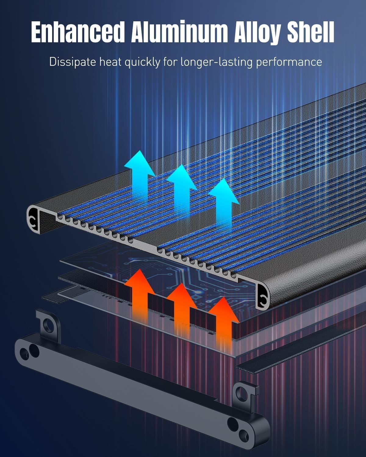 Pawfly Aquarium Light for Plants, 27 W Fish Tank Light, Full Spectrum Aquarium Lights, 24/7 LED Aquarium Light for Fish Tank with Timer & Adjustable Brightness, Fishes Lamp for 16"-22" Tanks