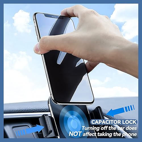 Miniatura 5 de Kucok Soporte de teléfono para automóvil para Highlander 2020202120222023, Qi de 15 W, inalámbrico, con sentido de carga rápida, bloqueo automático,