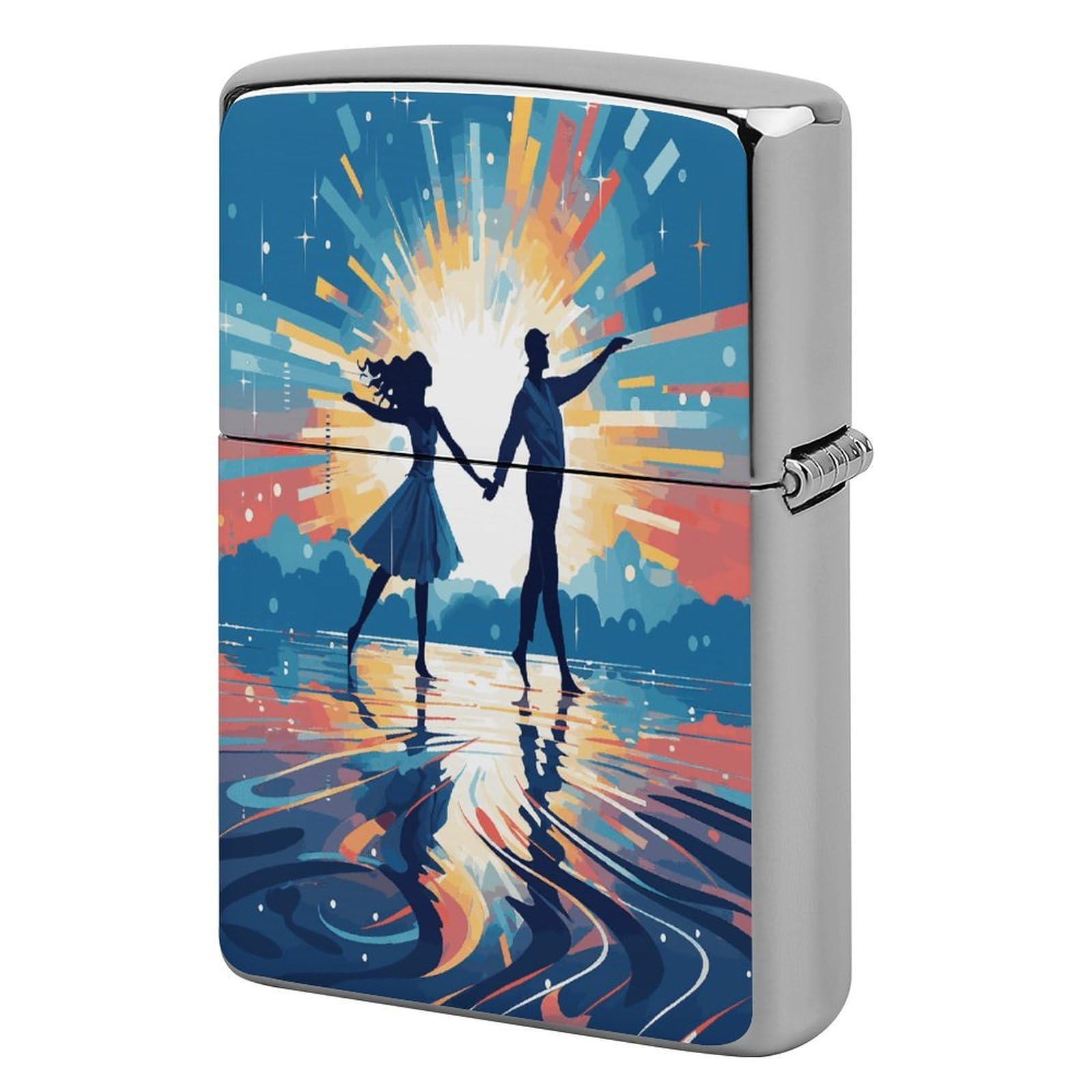 Fekiloot Style Dancing On Water Lighter Case Cover Lighter Holder