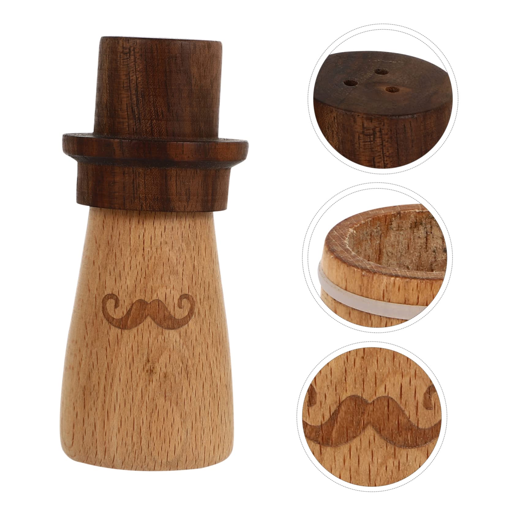 CIYODO Wooden Toothpick Holder Dispenser Elegant Tabletop Toothpick Case for Home Unique Design Smooth Finish present for Christmas Anniversaries