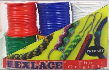 Pepperell Braiding Co. PEPRX6PK.1 Pepperell Rexlace 6 Pk Primary Colors Rexlace 6 Pack Primary Colors