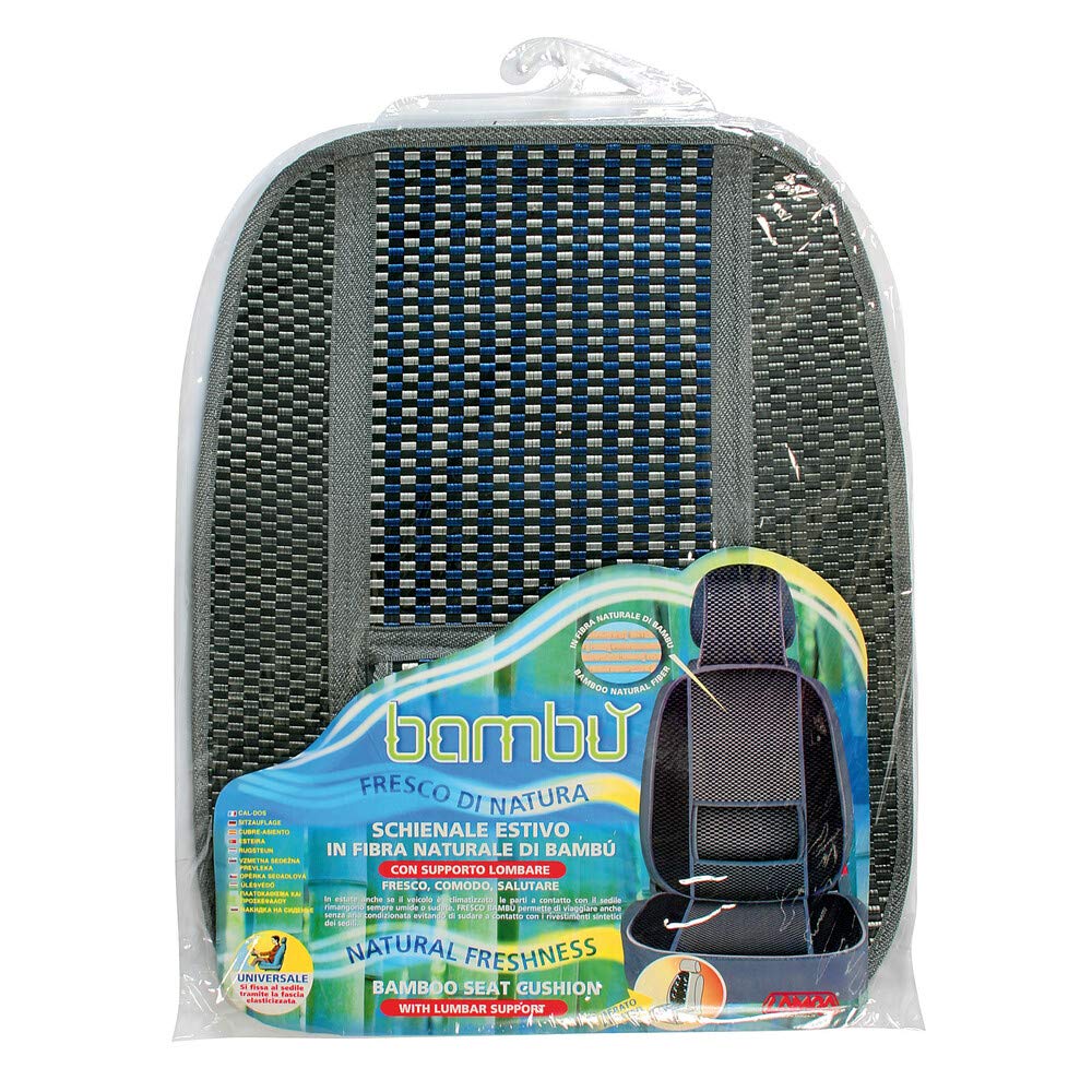 Lampa 54356 bambù, Schienale Estivo in Fibra Naturale di bambù - Blu