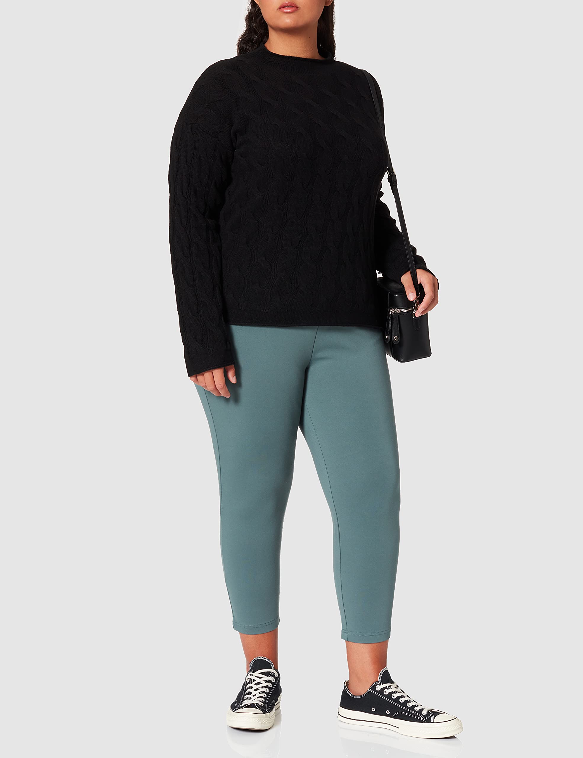 United Colors of Benetton Maglia Lupetto M/L 1335d2467 Maglione Donna (Pacco da 1)
