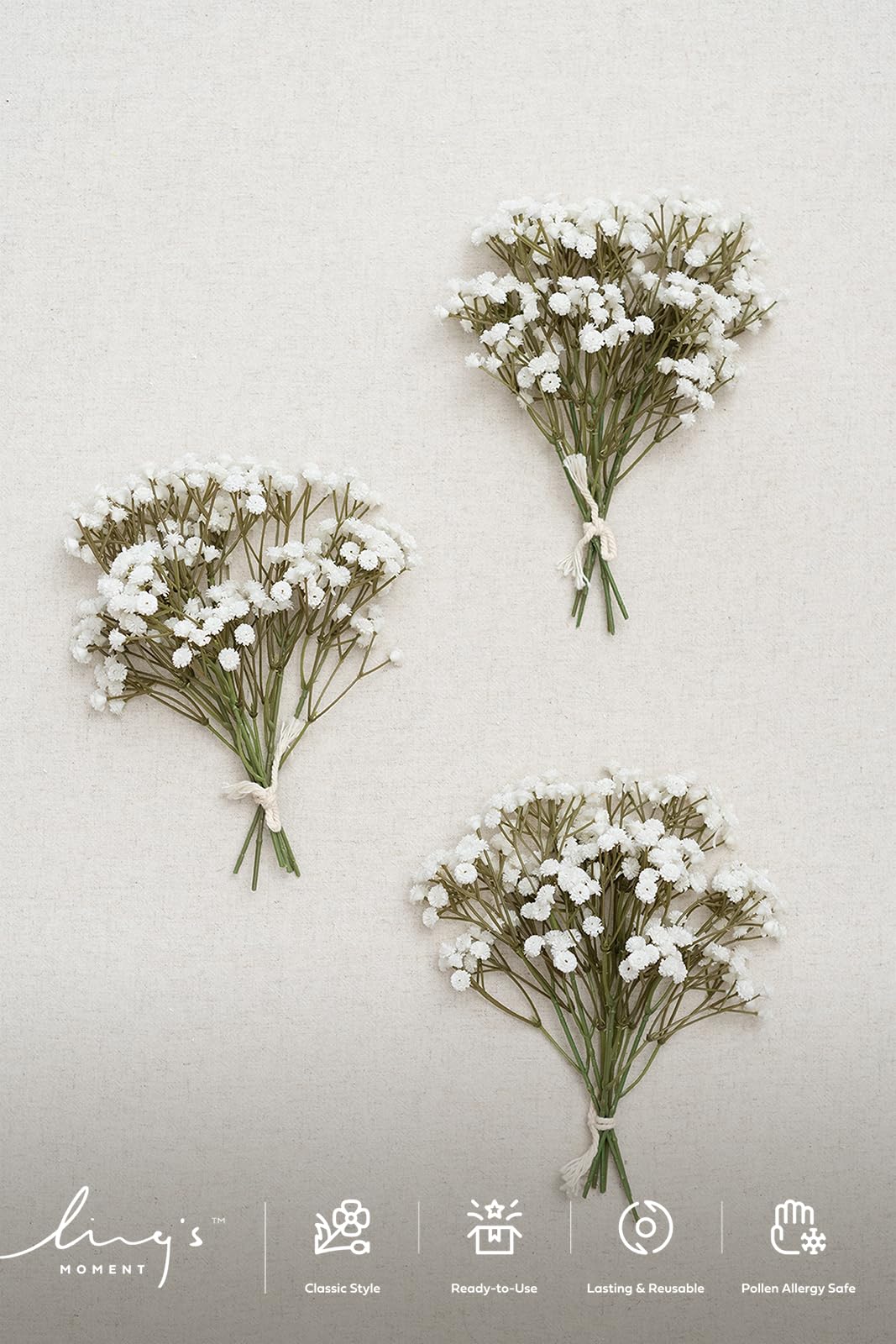 Amazon.com: Ling's moment Artificial Baby's Breath, 18pcs