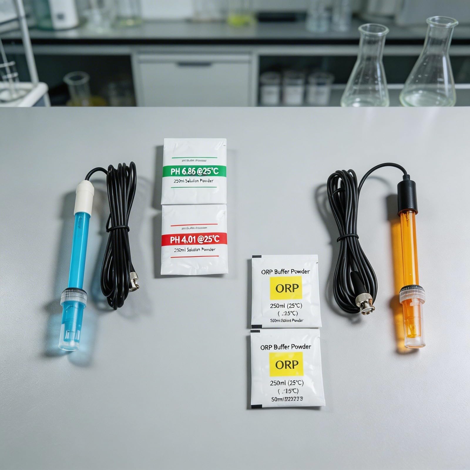 Electrodo PH/ORP con conector BNC, cable de 300 cm, rango de medición 0-14, sonda de repuesto para medidor de PH, acuario, hidroponía, laboratorio, compensación automática de temperatura