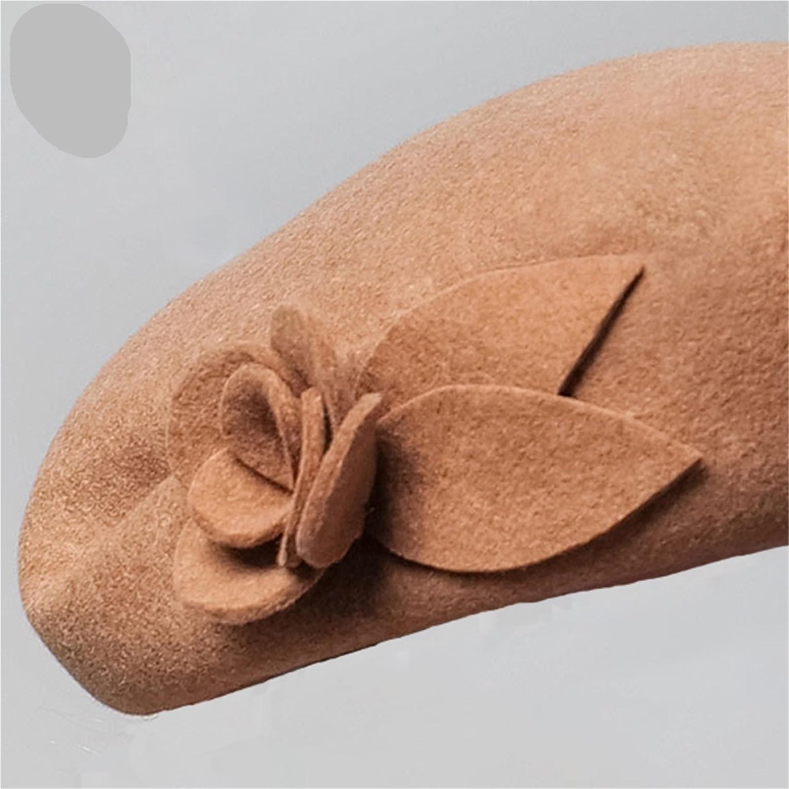 Bombetta Donna Cappelli Fascinator Berretti in Feltro di Lana | For donna elegante berretto da chiesa formale con cappello da cocktail for matrimonio a fiori
