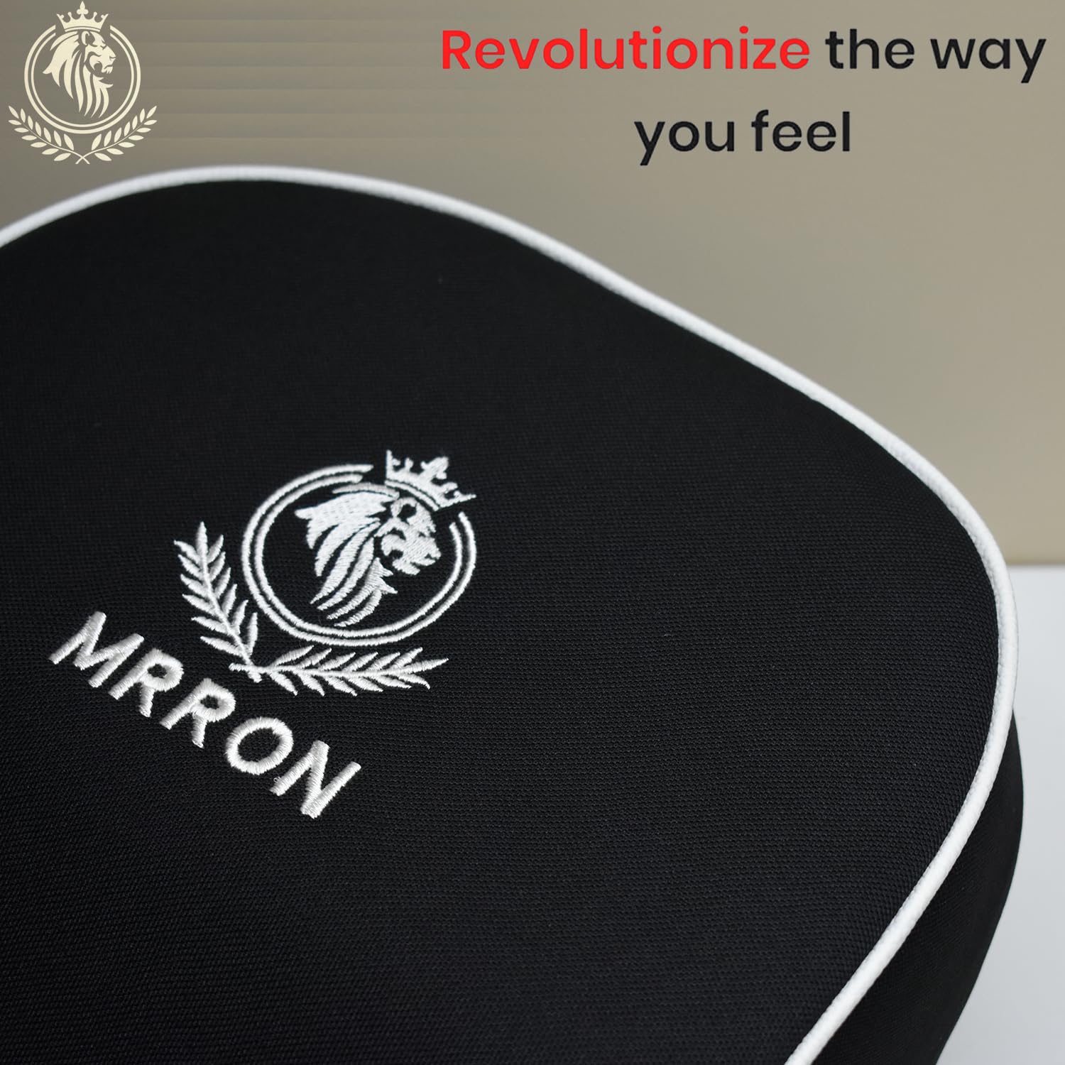 MRRON Supreme Memory Foam Headrest Neck Rest Cushion - Ergonomic Car Neck Pillow Cervical Support for Neck Pain Relief in Office, Driving Adjustable Height Band. (Pack of 2, Black) 4