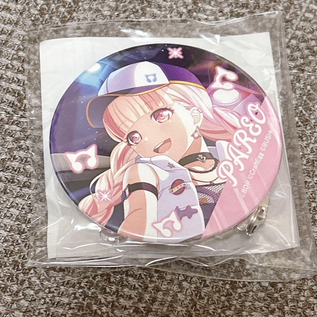 バンドリ パレオ 4周年記念 缶バッジ 2点 バンドリ 缶バッジ パレオ