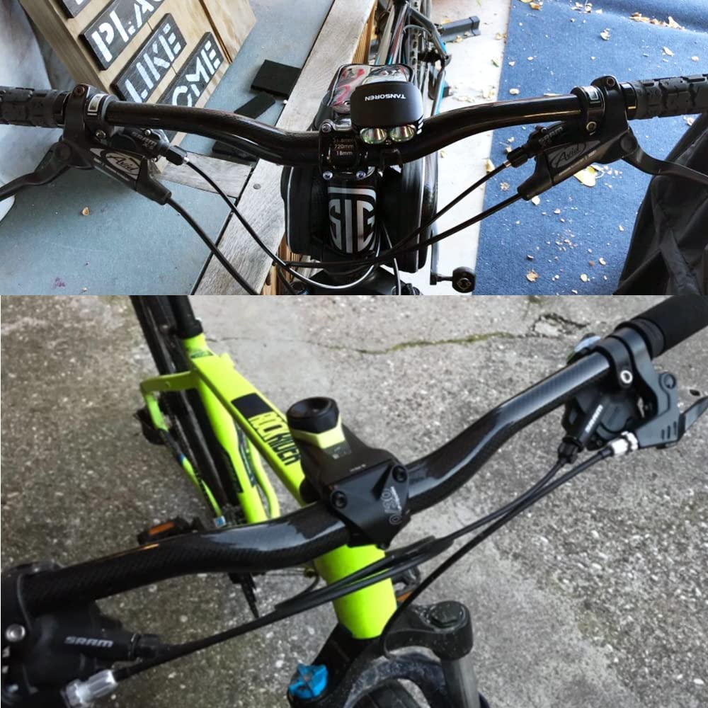 guidon vtt en fibre de carbone RXL SL 1-1/4"guidon vtt 31.8 mm 3K brillant plat 760mm
