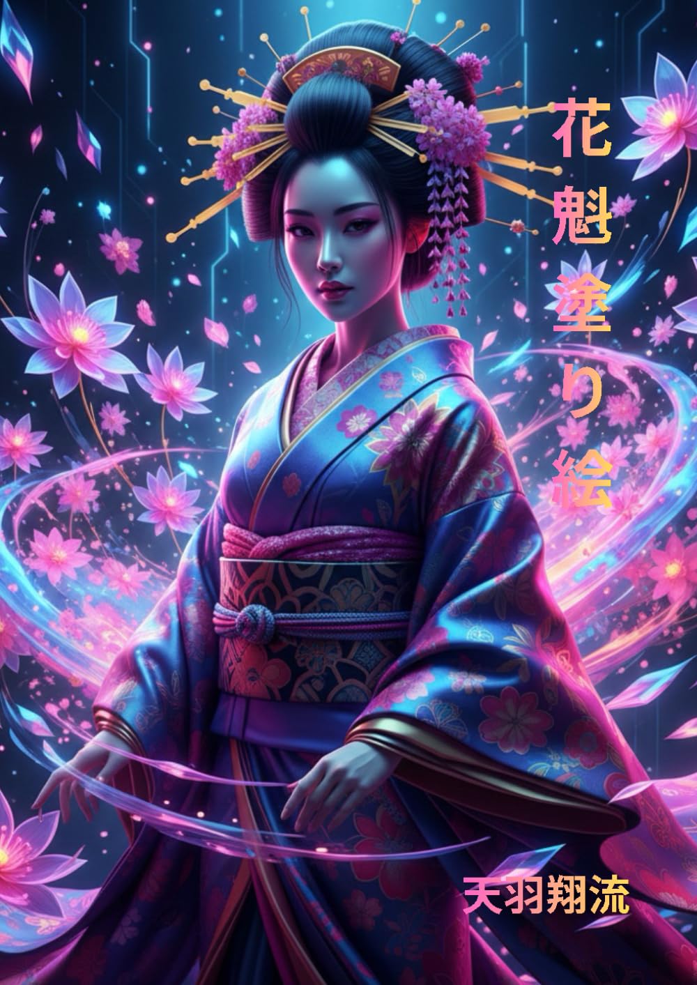 花魁塗り絵