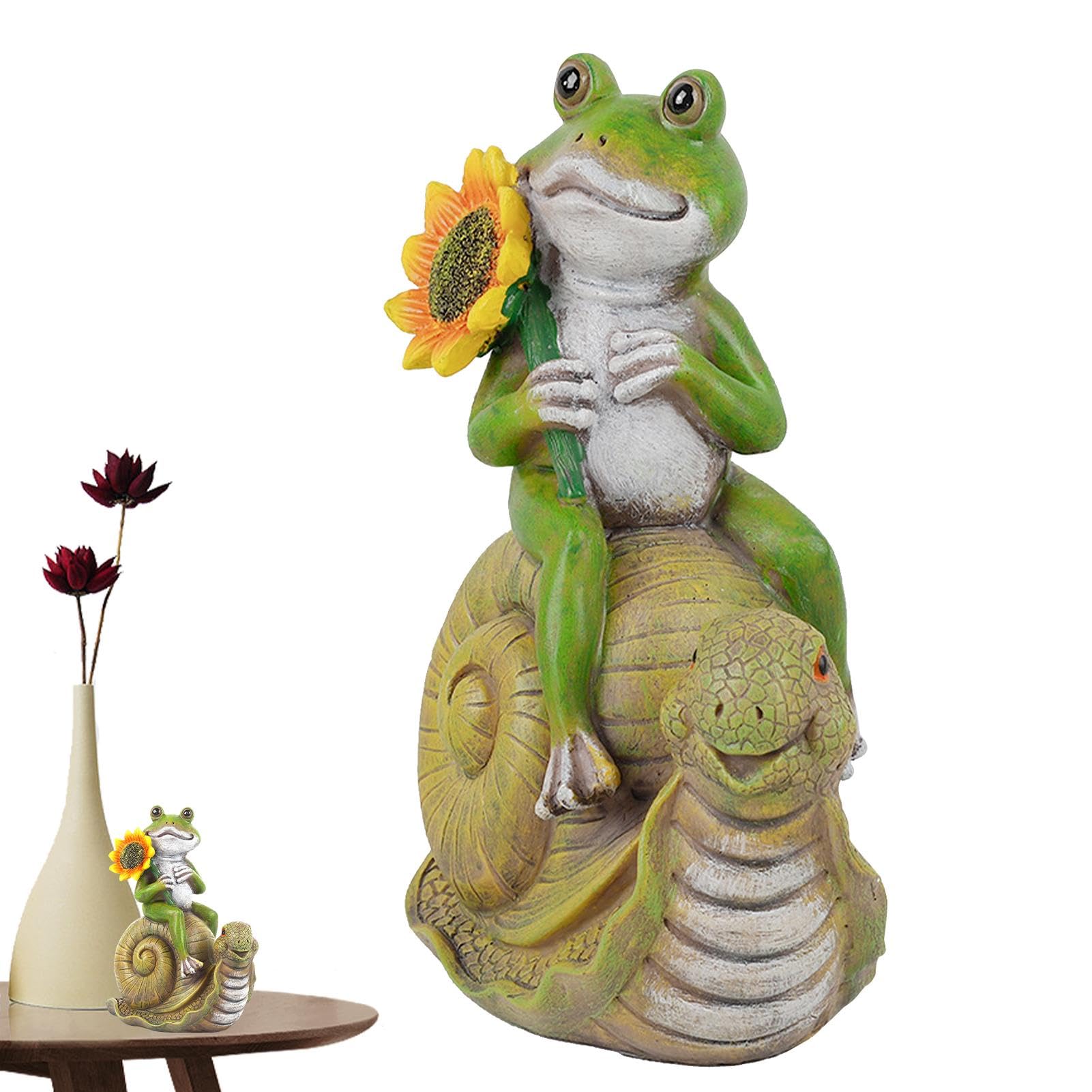 Statue d'escargot décoration d'art de jardin idée cadeau