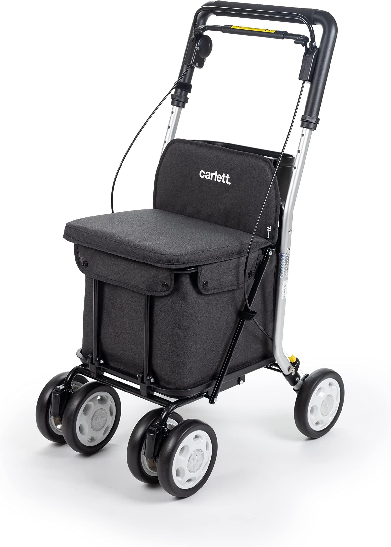 Shopping rollators, Fabric, Black, 29L/15kg
