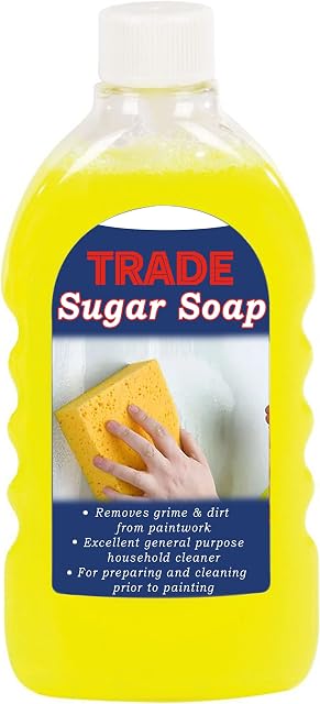 Trade Sugar Soap For Cleaning Walls- Multipurpose Sugar Soap For Grease, Grime, Dirt, Kitchen Degreaser, and Stain Remover- Wall Cleaner For Painted Walls- 500 ml