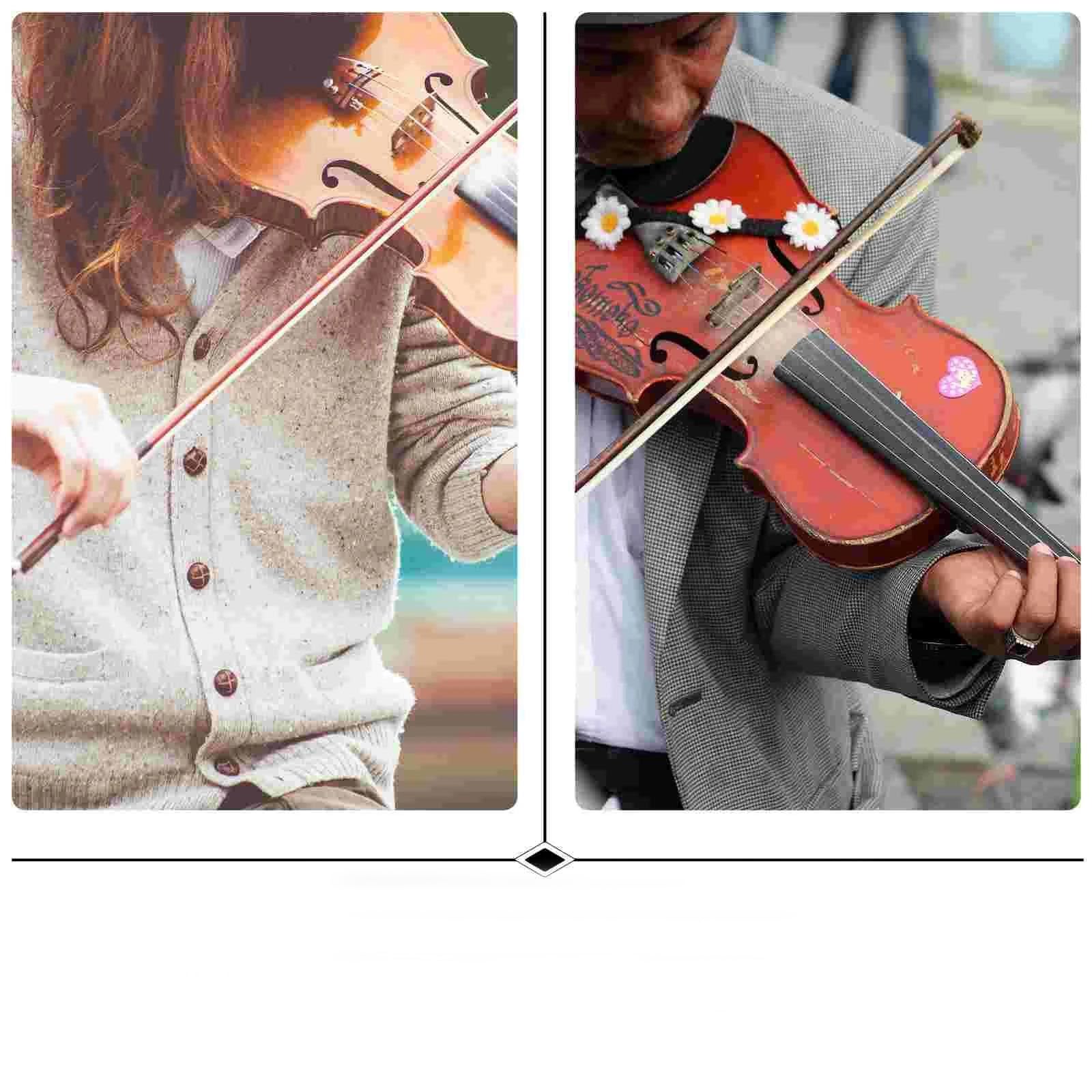 Professioneller Geigenbogen Ersatz-Geigenbogen Kinder-Geigenstange Violine rotes Sandelholz Musikinstrumenten-Zubehör Teile Übungs-Geigenbogen mit Rosshaar