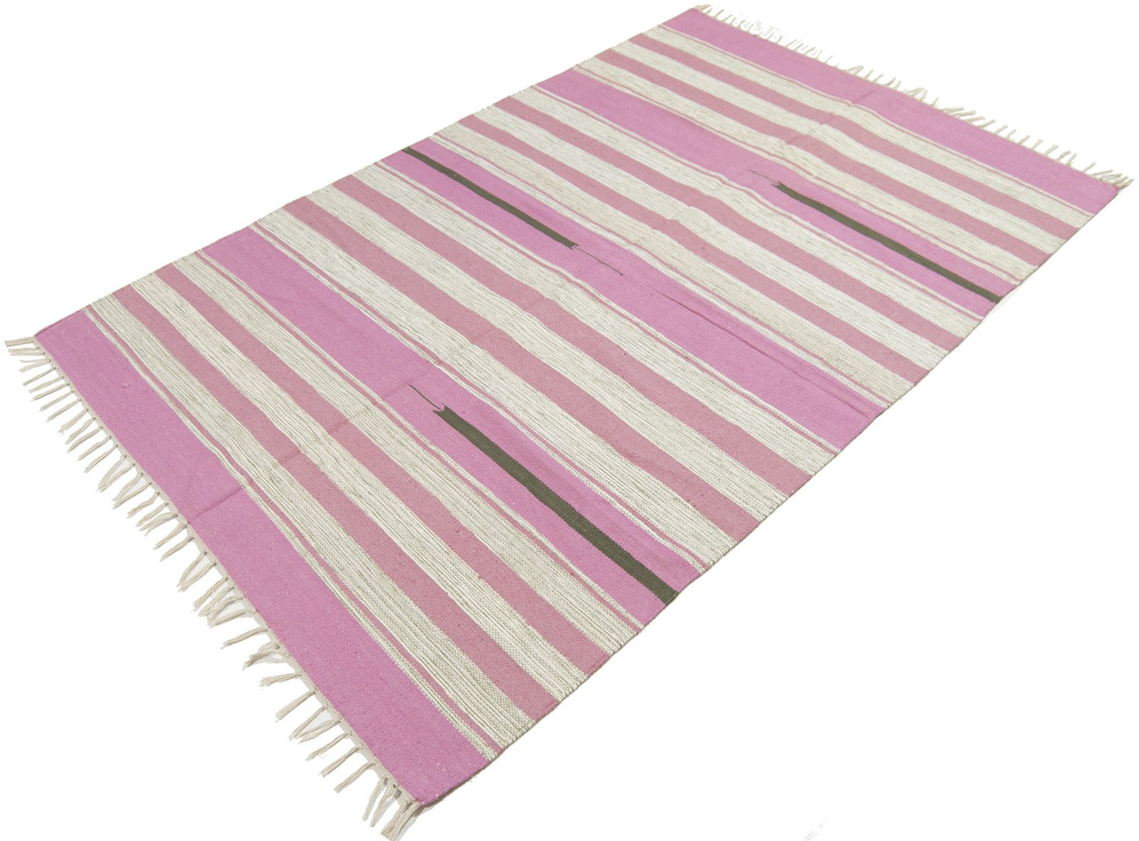 Galleria Farah1970) - 180x120 CM Kilim Autentico, Originale e Fatto a Mano Ideale Per la Sala, Salotto, Ufficio, Seconda Casa e la Cucina (LAVABILE IN LAVATRICE)