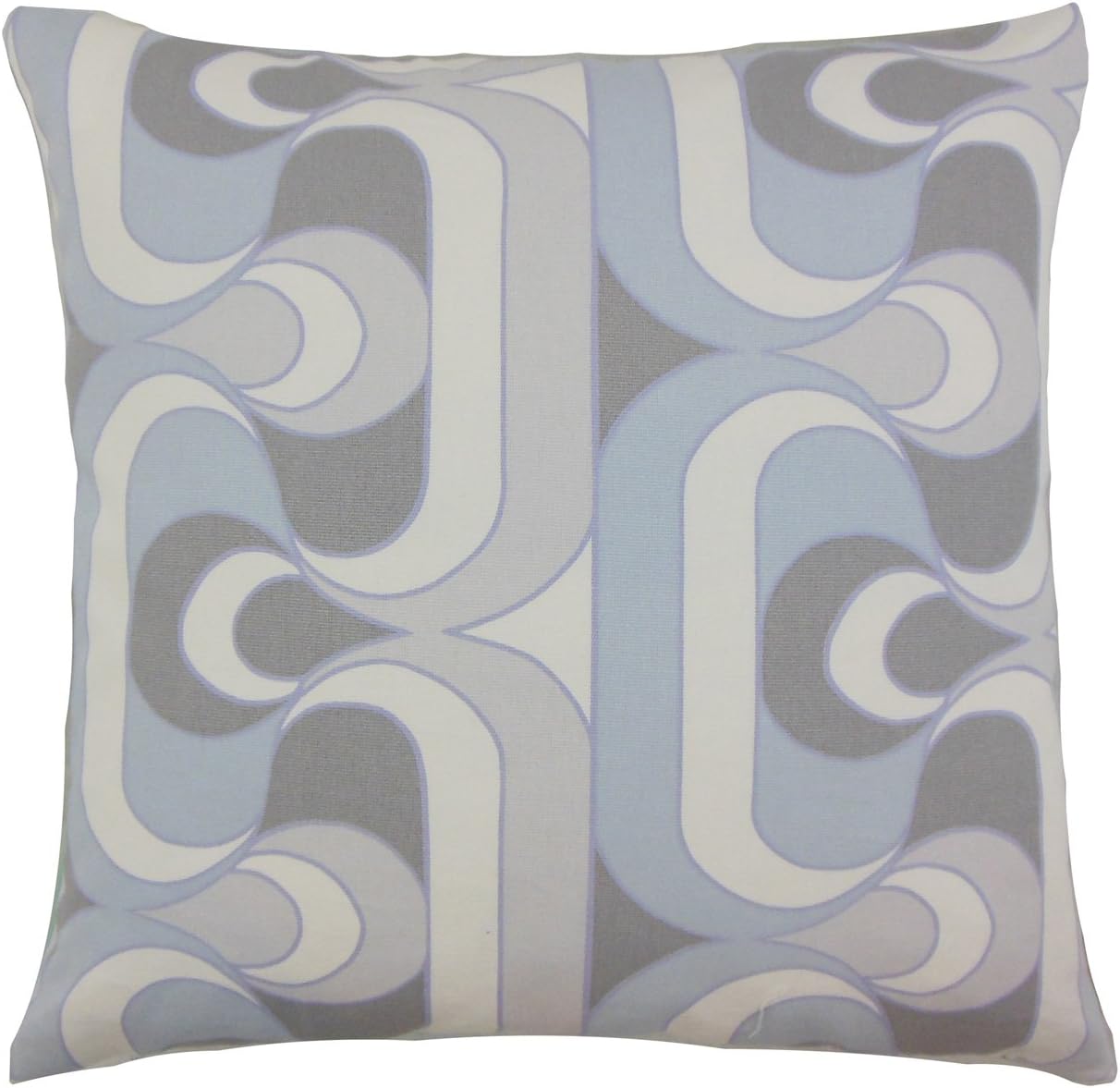 The Pillow Collection Nairobi Geometric Bedding Sham Pewter, Standard/20 x 26