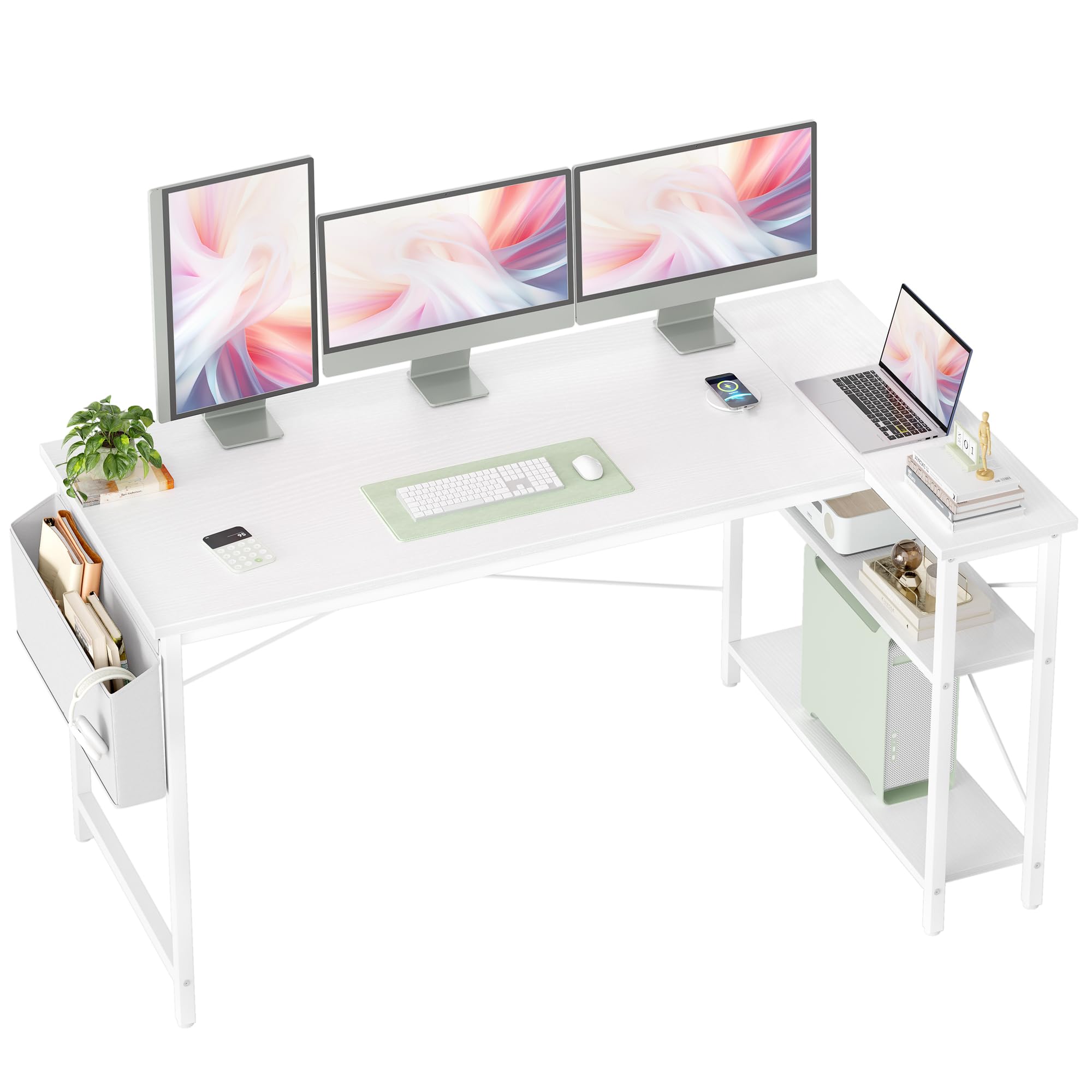 BEXEVUE L-Shaped Corner Desk 100×70 cm — view 13