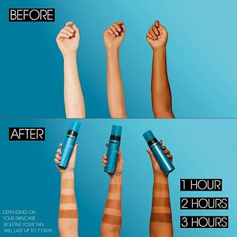 St.Tropez Self Tan Express Mousse, Fast Acting Fake Tan, Develops in 1-3 Hours, Streak-Free Finish, Vegan, Natural & Cruelty Free, 200 ml