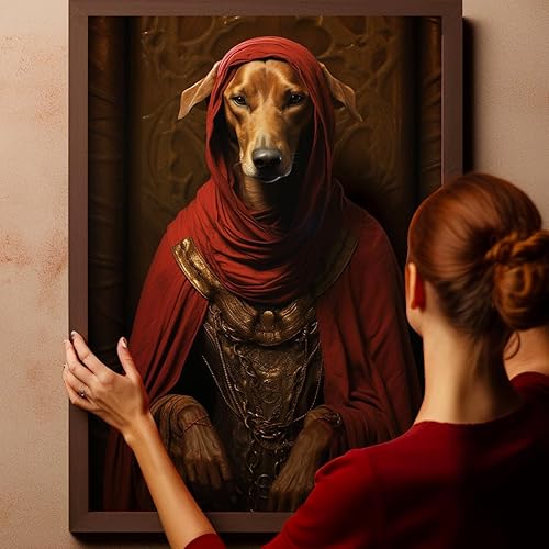 Miniatura 243 de Thuan Chow Chow Retrato de mascota con disfraz real de perro en un disfraz retrato de perro con vestimenta Retrato medieval de mascota retrato